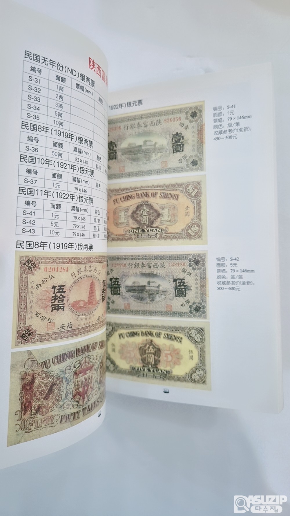 중국지폐도록: 서부지구 각 성 은행 옛 지폐 도록 (西部地区各省银行旧纸币图录) 제 8권