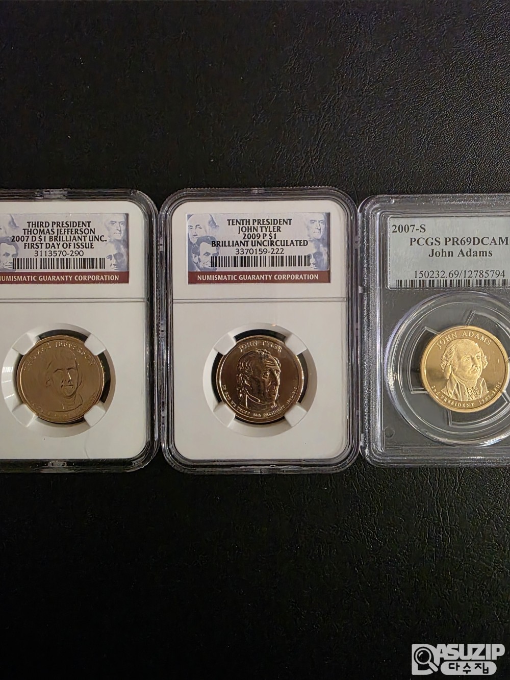 미국 대통령 기념 1달러 푸르프 주화 시리즈 - (George Washington부터 William H. Harrison까지) 풀세트