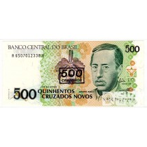 1990년 브라질 500크루제이루(500크루자도스 노보 첨쇄)/ 미사용품