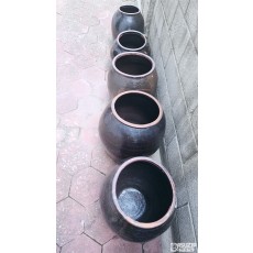 빈티지 옹기 항아리 5점